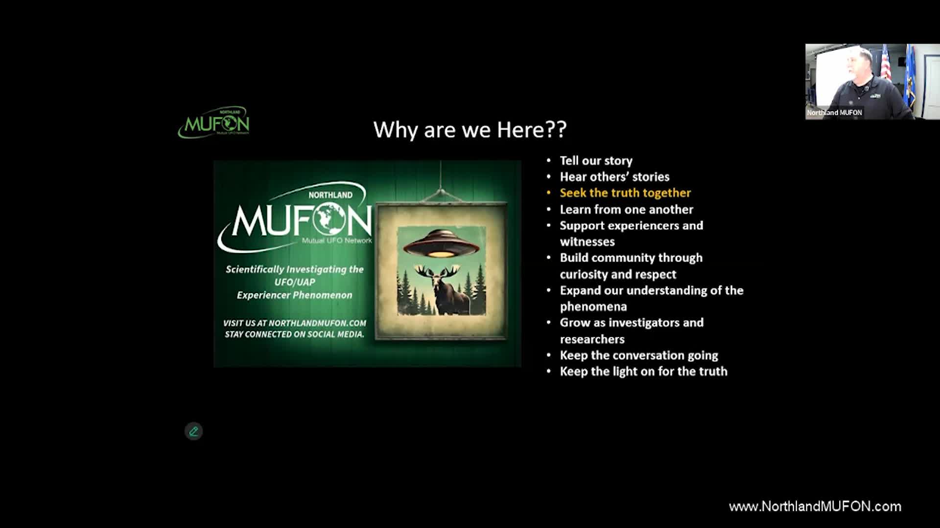 Northland MUFON - November 2025 with Project Hessdalen Updates