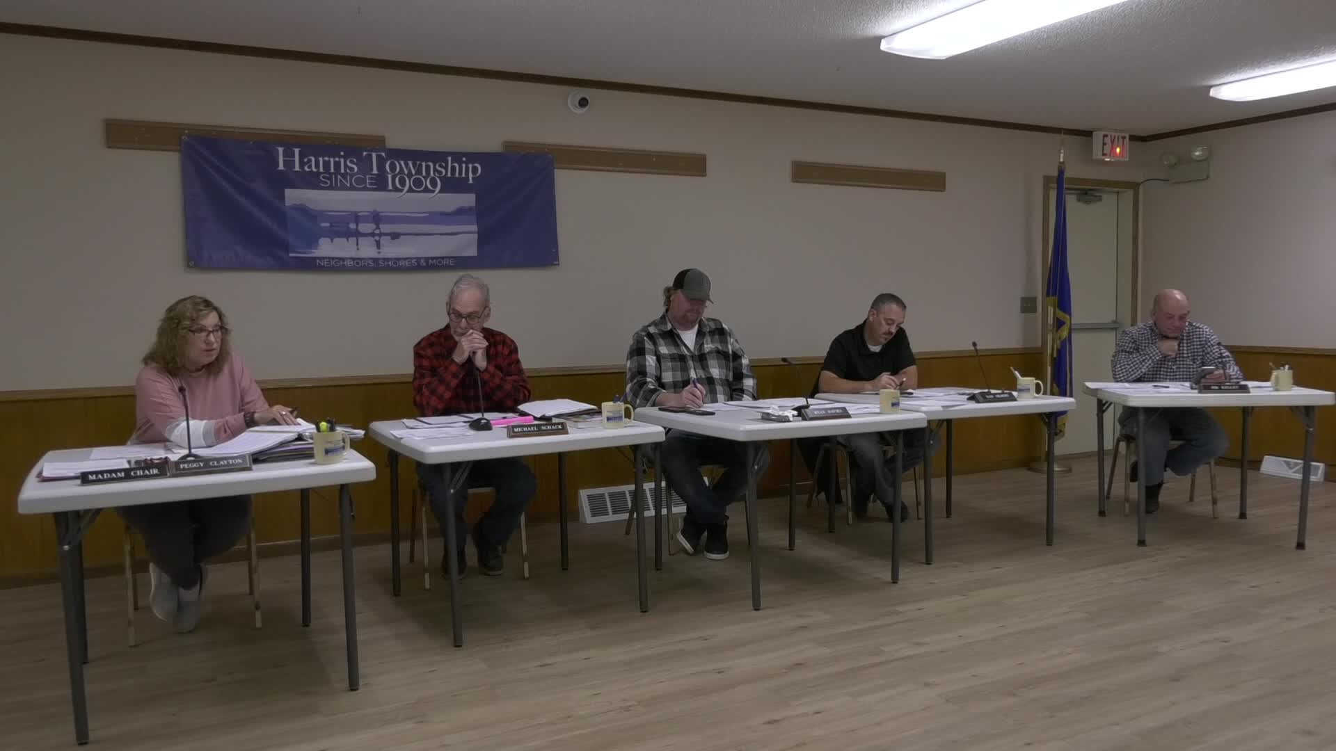 Thumbnail image for Harris Township Board Planning and Development Meeting - 09-28-2022